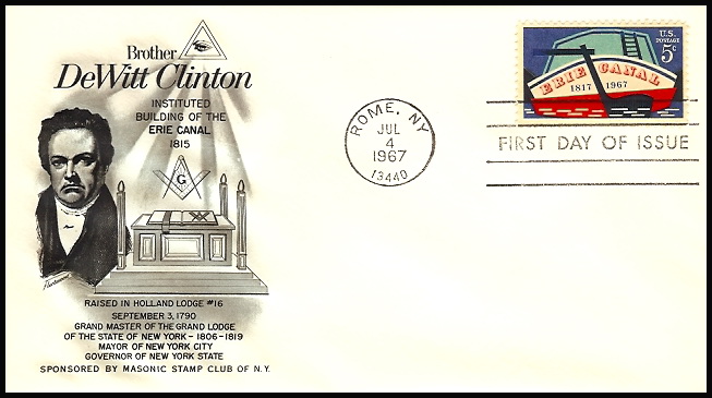 1325 M27 Masonic Stamp Club of New York