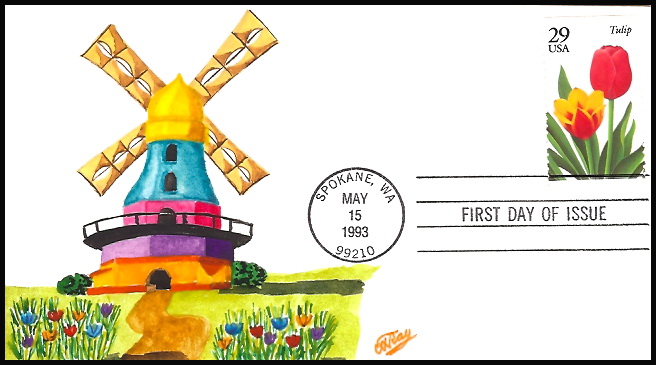 2762 Cullen Ray; hdn hpd; Tulip Flower, Windmill 2762 Cullen Ray; hdn hpd; Tulip Flower, Windmill