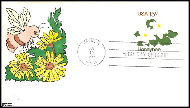 U599 Kribbs Kover; hpd; 15 made; Honeybee