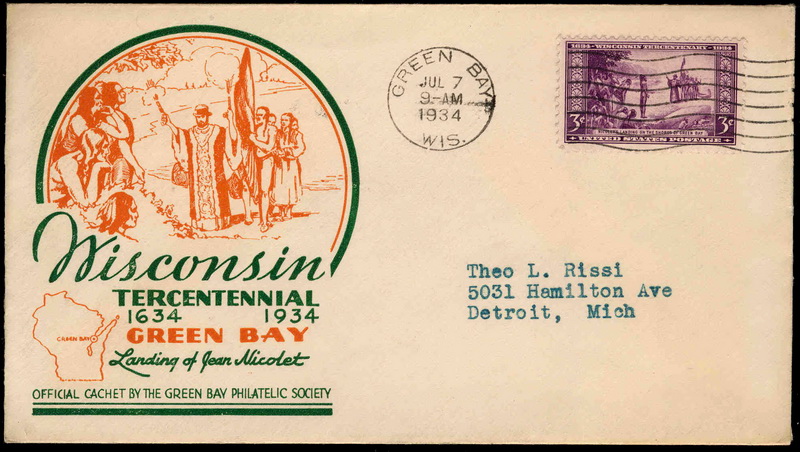 0739 P22d Green Bay Philatelic Society; First