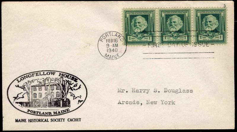 0864 M128 Maine Historical Society Cachet; First
