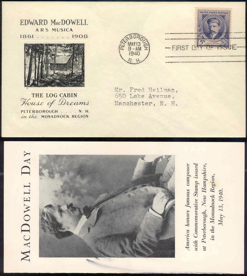 0882 M78 MacDowell Association; First; with enclosure