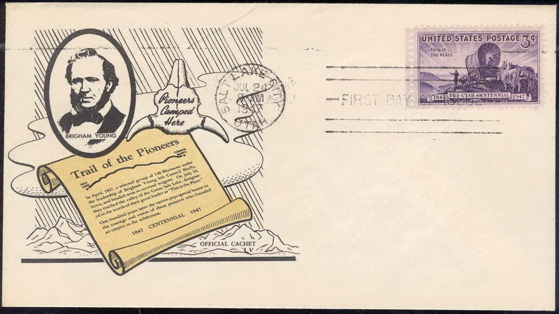 0950 M28 Utah Philatelic Society; First