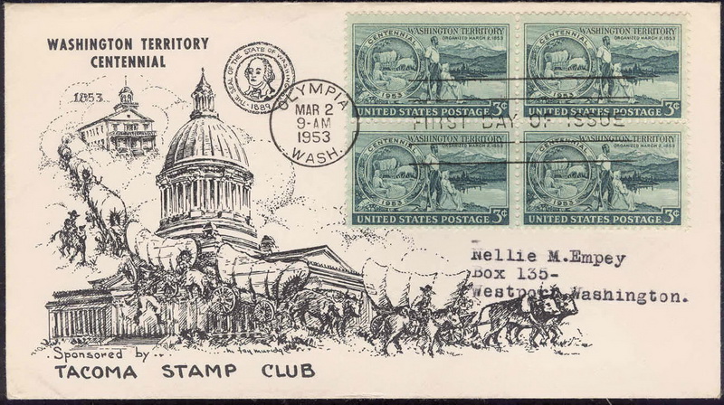 1019 M29 Tacoma Stamp Club; First