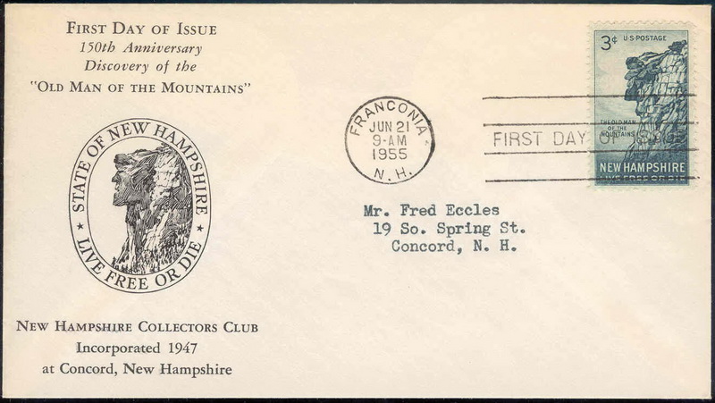 1068 M22 New Hampshire Collectors Club; First
