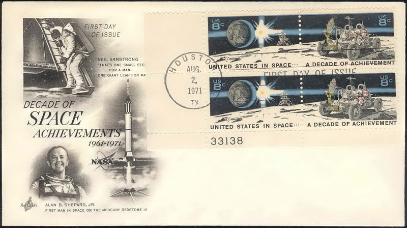 1435a Artcraft; Houston, TX; PB4 #33138 LL; NASA Space