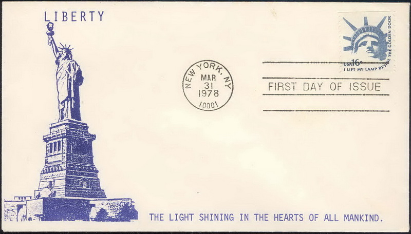 1619 RE Covers; Statue of Liberty