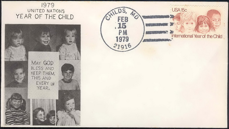 1772 RE Covers; UO Childs, MD KHC4 PM; Year of The Child