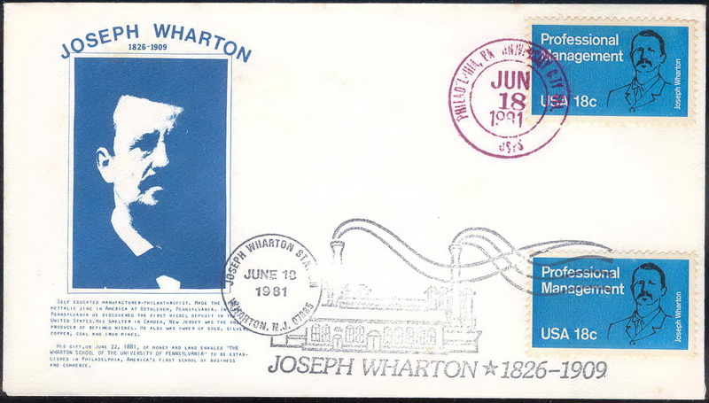 1920 RE Covers; DUAL UO Industrial, PA and Wharton, NJ Wharton Station