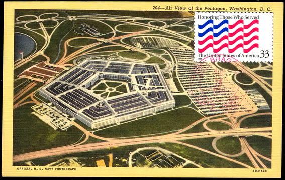 3331 R. S. Reynolds Company; PPC; UO Fort Bragg, NC USPS CDS; Pentagon, Washington, DC