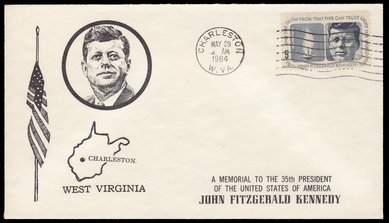 1246 Billerth; First; UO Montpelier, VT; MC AM; JFK Kennedy; cancel is readable