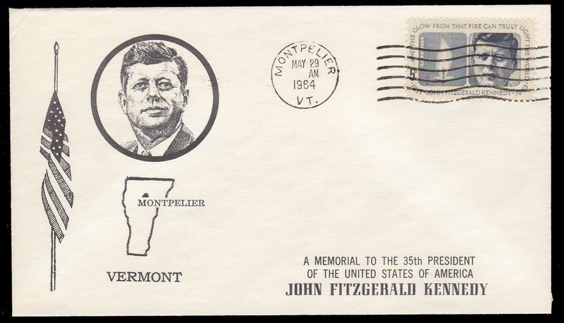1246 Billerth; First; UO Charelston, WV; MC AM; JFK Kennedy; cancel is readable