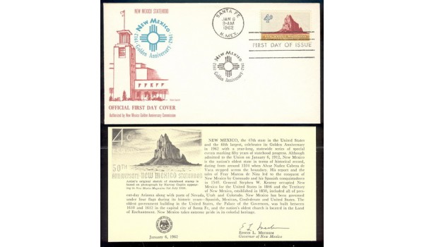 1191 M019 New Mexico Golden Anniversary Commission, First