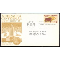 1328 M029 Nebraska Centennial Commission, First, ta