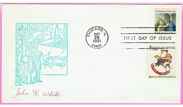 1842 White, John; Christmas, Religious (10)