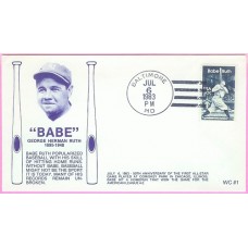 2046 WC114 Babe Ruth, FIRST, UO Baltimore, MD 2046 WC114 Babe Ruth, FIRST, UO Baltimore, MD