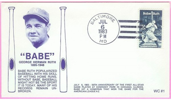 2046 WC114 Babe Ruth, FIRST, UO Baltimore, MD