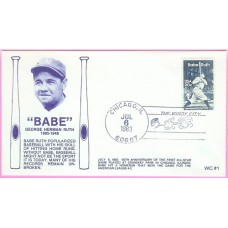 2046 WC113 Babe Ruth, FIRST, UO Chicago, IL Windy City 2046 WC113 Babe Ruth, FIRST, UO Chicago, IL Windy City