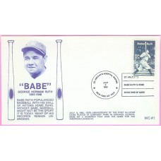 2046 WC121 Babe Ruth, FIRST, UO NY, NY St. Vincent's Hospital St 2046 WC121 Babe Ruth, FIRST, UO NY, NY St. Vincent's Hospital St