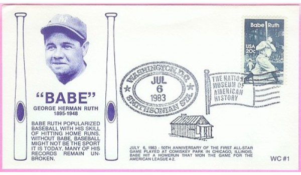 2046 WC109 Babe Ruth, FIRST, UO Washington, DC Smithsonian Stati