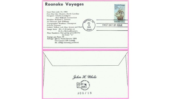 2093 White, John; Roanoke Voyages