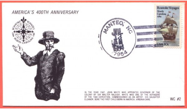 2093 WC220 Roanoke Voyages, UO Manteo, NC KHC4 am (8 made)