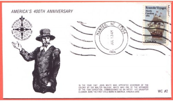 2093 WC223 Roanoke Voyages, UO Manteo, NC Roller HC am (10 made)