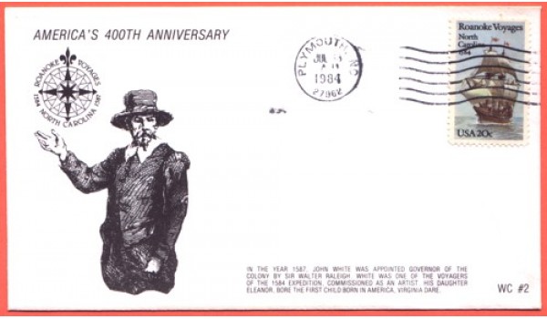 2093 WC229 Roanoke Voyages, UO Plymouth, NC MC am (25 made)