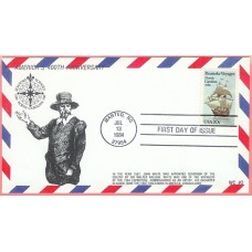 2093 WC209 Roanoke Voyages, FDOI, Airmail Border (18 made) 2093 WC209 Roanoke Voyages, FDOI, Airmail Border (18 made)
