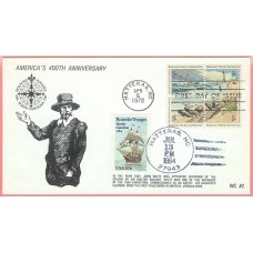 2093 WC214 Roanoke Voyages, UO Hatteras, NC on #1451a FDC 2093 WC214 Roanoke Voyages, UO Hatteras, NC on #1451a FDC