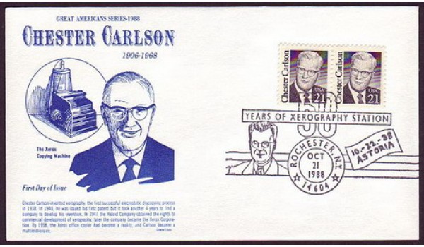 2180 Gamm; UO Rochester, NY Xerography Station; PHC