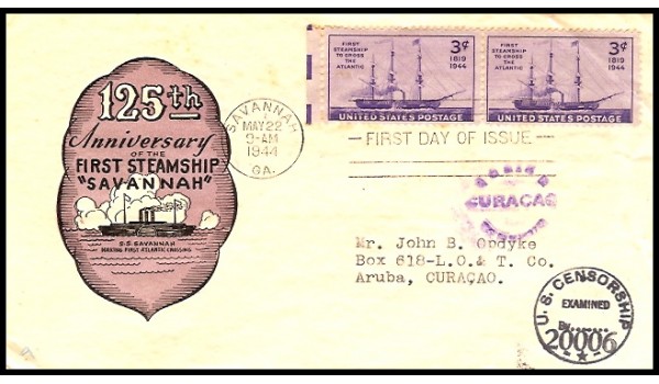 0923 M4 Ioor; CENSORED TO Aruba, CURACAO