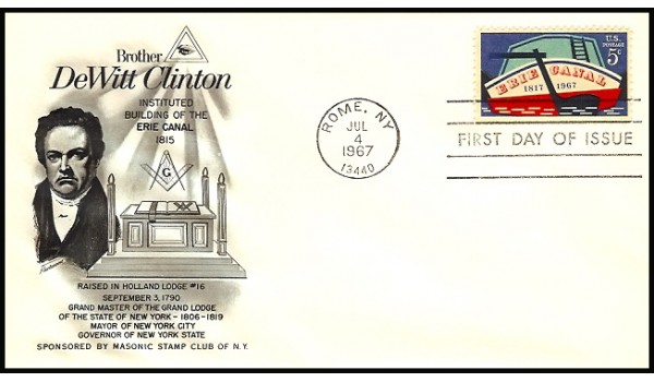1325 M27 Masonic Stamp Club of New York