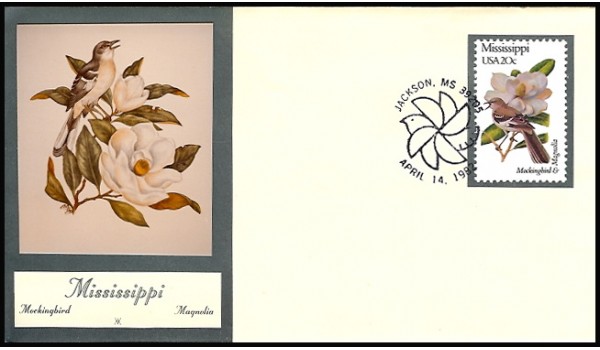 1976 Double A; photo paste on with green printing; Jackson, MS