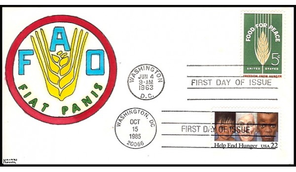 2164 Kribbs Kover; hpd; 10 Made; on #1231 FDC