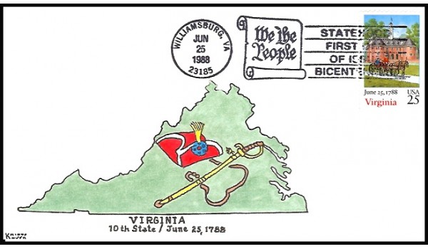 2345 Kribbs Kover; hpd; 40 made; Virginia