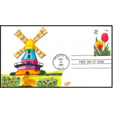 2762 Cullen Ray; hdn hpd; Tulip Flower, Windmill 2762 Cullen Ray; hdn hpd; Tulip Flower, Windmill