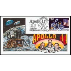 2842 Collins; hpd; $9.95 Express Mail - Moonlanding