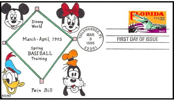 2950 Kribbs Kover; hpd; 8 made; Disney World Baseball Spring Training