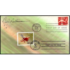 3142 Peterman, David; hpd; Gee Bee single on C51 FDC