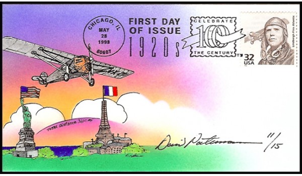 3184M David Peterman; thm hpd; Charles Lindbergh