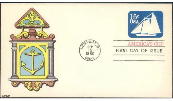 U598 Kribbs Kover; hpd; 20 made; America's Cup