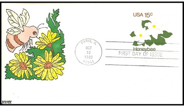 U599 Kribbs Kover; hpd; 15 made; Honeybee