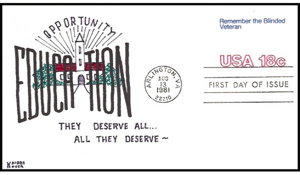 U600 Kribbs Kover; hpd; 30 made; Remember the Blinded Veteran