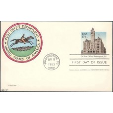 UX099 Kribbs Kover; hpd; 43 made; Old Post Office, Washington, DC