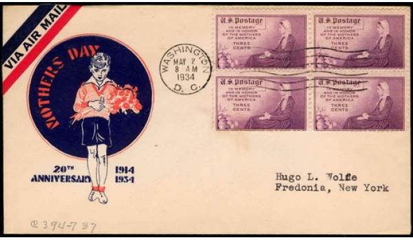 0737 P17 Hertelle Stamp Company; First