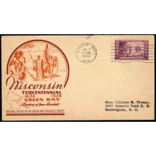 0739 P22b Green Bay Philatelic Society; First