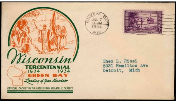 0739 P22d Green Bay Philatelic Society; First