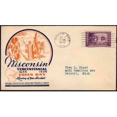 0739 P22f Green Bay Philatelic Society; First