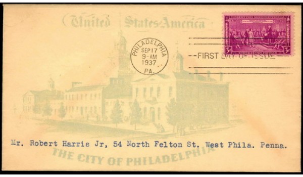 0798 P13b Historical Society of Pennlysvania; First